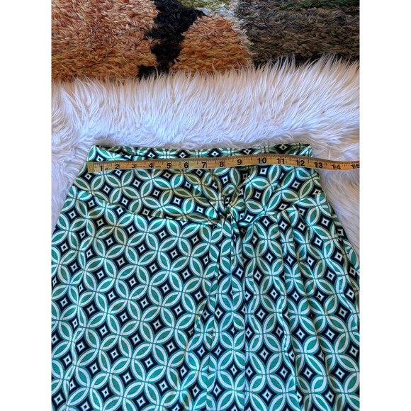 Boden Green Patterned Midi Skirt - Picture 9 of 11